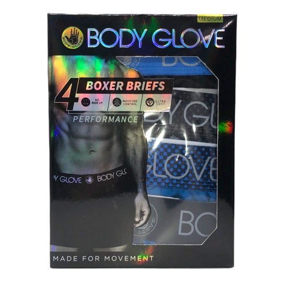 Body Glove Men's Performance Boxer Briefs 4pk - Picture 1 of 2